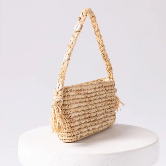 L*Space Azalea Raffia Shoulder Bag - Picture 2 of 12